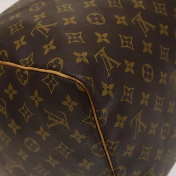 LOUIS VUITTON Monogram Keepall 55 Boston Bag M41424 LV Auth 136098 - Picture 5 of 16